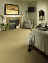 Karastan beige carpet