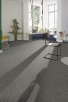 Shaw gray carpet
