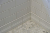 Guest Bathroom Hexagon Mosaic Floor