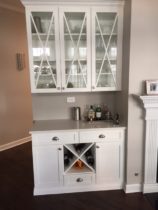 White cabinets with Quartz countertops